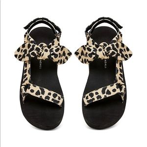 Loeffler Randal Maisie Sporty Sandal in Leopard
